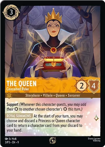 The Queen - Conceited Ruler (3), Disney Lorcana Promo Cards — Lorcana card price