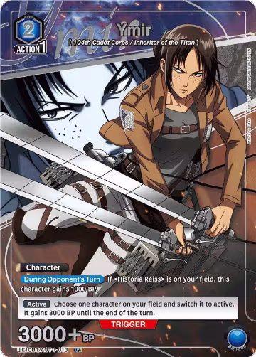 Ymir (013) (U*) (UE10BT/AOT-1-013), Attack on Titan — Union Arena card price