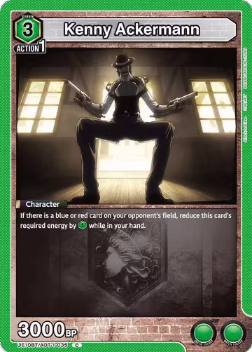 Kenny Ackermann (035) (UE10BT/AOT-1-035), Attack on Titan — Union Arena card price