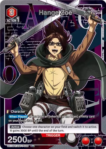 Hange Zoe (069) (R*) (UE10BT/AOT-1-069), Attack on Titan — Union Arena card price