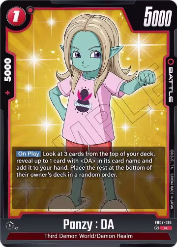 Panzy : DA (FB07-016), Wish For Shenron — DB Fusion card price