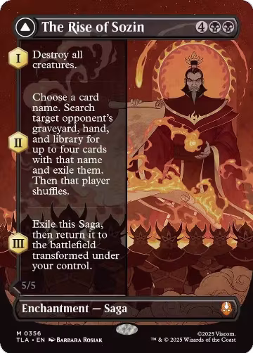 The Rise of Sozin (Borderless) (356), Avatar: The Last Airbender — Magic card price
