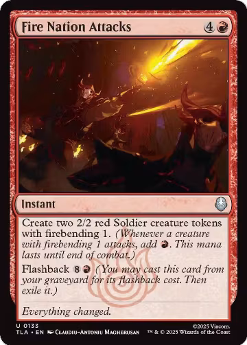 Fire Nation Attacks (133), Avatar: The Last Airbender — Magic card price