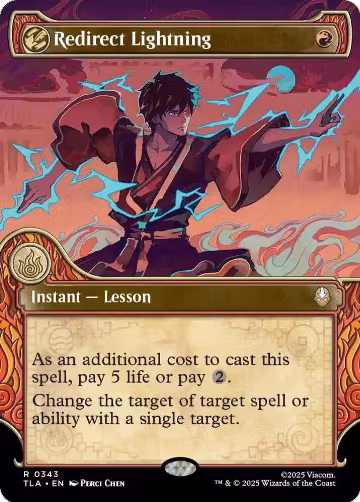 Redirect Lightning (Showcase) (343), Avatar: The Last Airbender — Magic card price