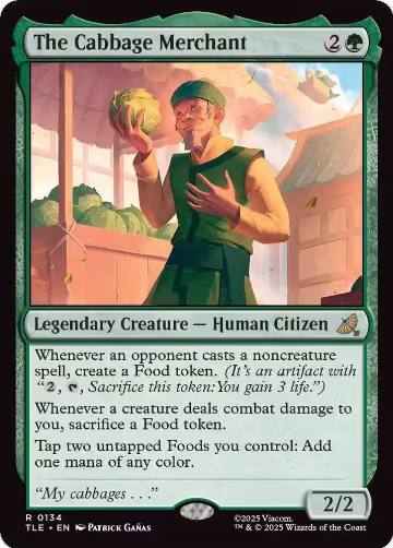 The Cabbage Merchant (134), Avatar: The Last Airbender: Eternal-Legal — Magic card price