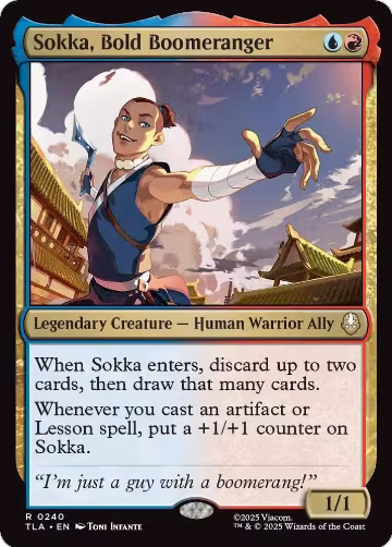 Sokka, Bold Boomeranger (240), Avatar: The Last Airbender — Magic card price