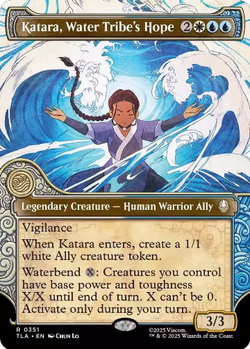 Katara, Water Tribe's Hope (Showcase) (351), Avatar: The Last Airbender — Magic card price