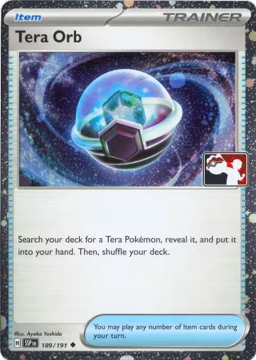 Tera Orb - 189/191 (Cosmos Holo) (189/191), Prize Pack Series Cards — Pokémon card price