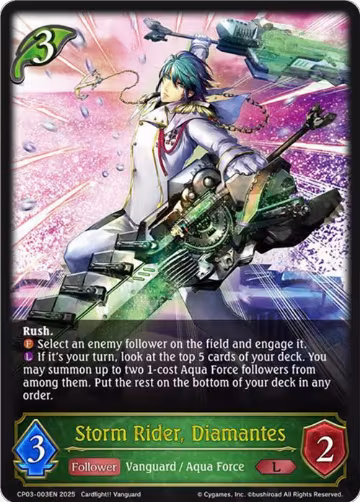 Storm Rider, Diamantes (CP03-003EN), Cardfight!! Vanguard — Shadowverse card price