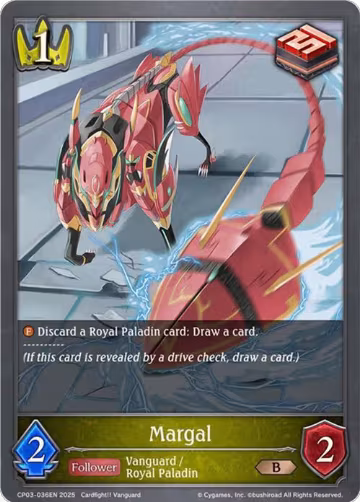 Margal (CP03-036EN), Cardfight!! Vanguard — Shadowverse card price