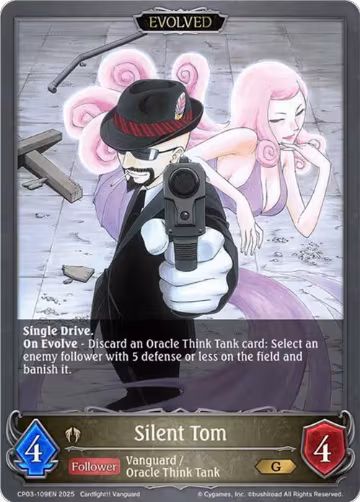 Silent Tom (Evolved) (CP03-109EN), Cardfight!! Vanguard — Shadowverse card price