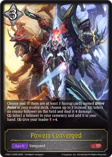 Powers Converged (125EN) (CP03-125EN), Cardfight!! Vanguard — Shadowverse card price