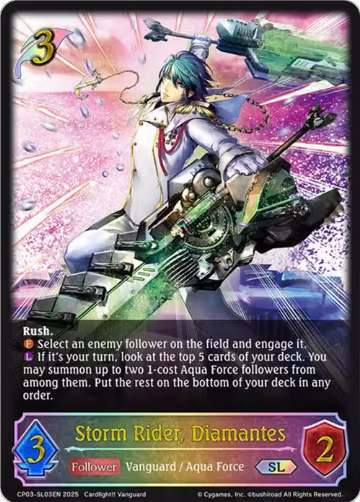 Storm Rider, Diamantes (SL) (CP03-SL03EN), Cardfight!! Vanguard — Shadowverse card price