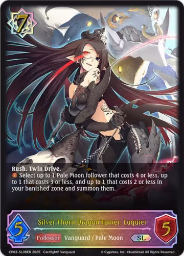 Silver Thorn Dragon Tamer, Luquier (SL) (CP03-SL08EN), Cardfight!! Vanguard — Shadowverse card price