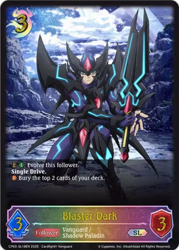 Blaster Dark (SL) (CP03-SL18EN), Cardfight!! Vanguard — Shadowverse card price