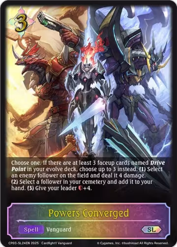 Powers Converged (SL24EN) (SL) (CP03-SL24EN), Cardfight!! Vanguard — Shadowverse card price