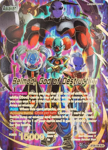 Belmod // Belmod, God of Destruction (SLR) (BT28-106), Prismatic Clash — DB Super card price