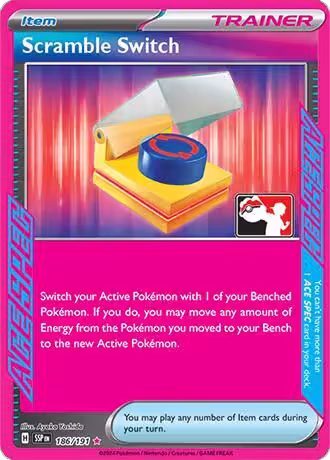 Scramble Switch - 186/191 (186/191), Prize Pack Series Cards — Pokémon card price