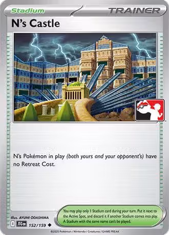 N's Castle - 152/159 (152/159), Prize Pack Series Cards — Pokémon card price