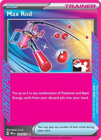 Max Rod - 116/131 (116/131), Prize Pack Series Cards — Pokémon card price