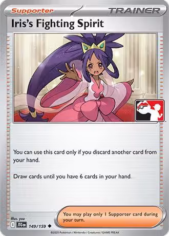 Iris's Fighting Spirit - 149/159 (149/159), Prize Pack Series Cards — Pokémon card price
