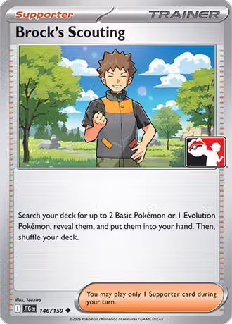 Brock's Scouting - 146/159 (146/159), Prize Pack Series Cards — Pokémon card price
