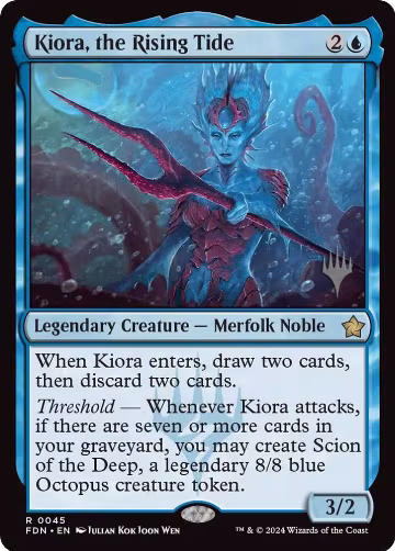 Kiora, the Rising Tide (45), Promo Pack: Edge of Eternities — Magic card price