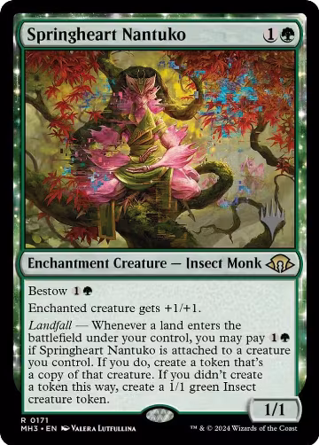 Springheart Nantuko (171), Promo Pack: Edge of Eternities — Magic card price