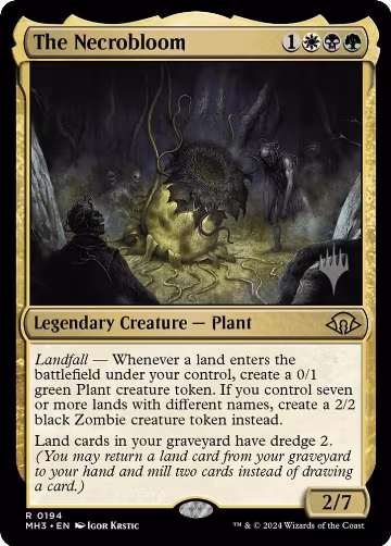 The Necrobloom (194), Promo Pack: Edge of Eternities — Magic card price