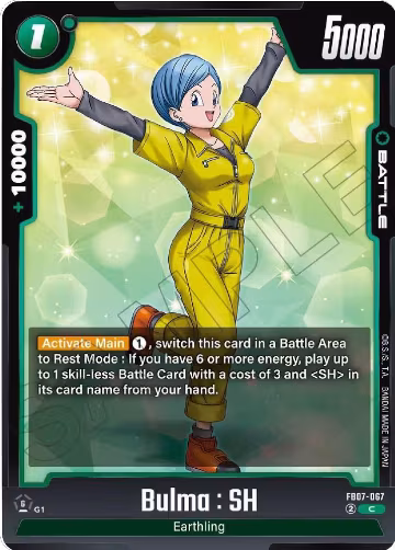 Bulma : SH (FB07-067), Wish For Shenron — DB Fusion card price