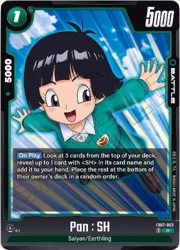 Pan : SH (FB07-063), Wish For Shenron — DB Fusion card price