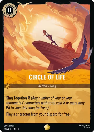 Circle of Life (26/204), Fabled — Lorcana card price