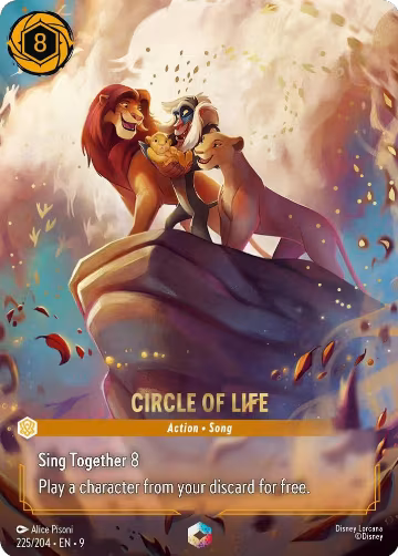 Circle of Life (Enchanted) (225/204), Fabled — Lorcana card price