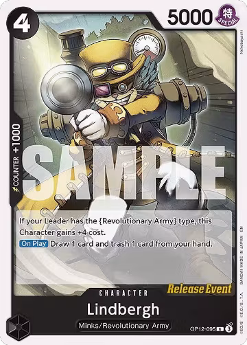 Lindbergh (OP12-095), Legacy of the Master Release Event Cards — One Piece card price