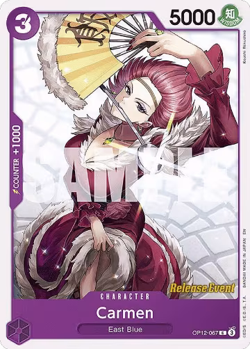 Carmen (OP12-067), Legacy of the Master Release Event Cards — One Piece card price