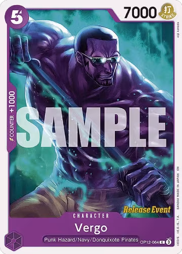 Vergo (OP12-064), Legacy of the Master Release Event Cards — One Piece card price