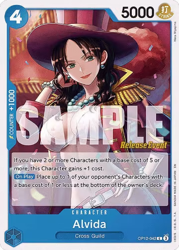Alvida (OP12-042), Legacy of the Master Release Event Cards — One Piece card price