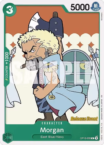 Morgan (OP12-035), Legacy of the Master Release Event Cards — One Piece card price