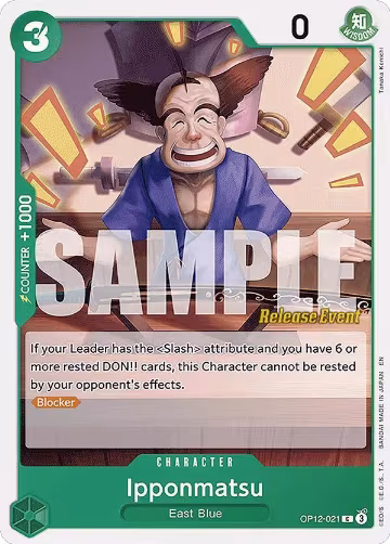 Ipponmatsu (OP12-021), Legacy of the Master Release Event Cards — One Piece card price