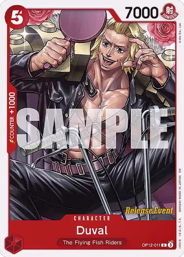 Duval (OP12-011), Legacy of the Master Release Event Cards — One Piece card price