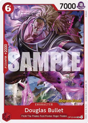Douglas Bullet (OP12-010), Legacy of the Master Release Event Cards — One Piece card price