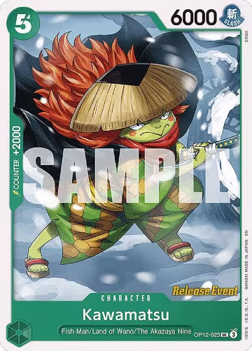 Kawamatsu (OP12-023), Legacy of the Master Release Event Cards — One Piece card price