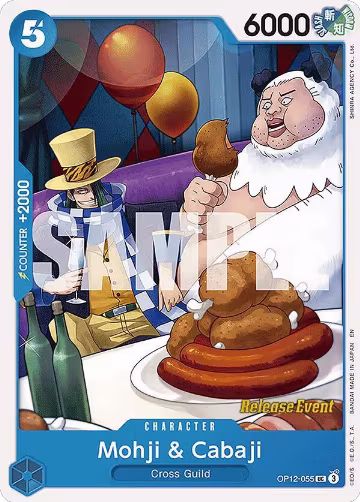 Mohji & Cabaji (OP12-055), Legacy of the Master Release Event Cards — One Piece card price