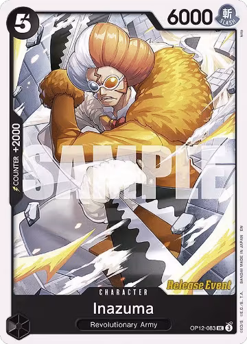 Inazuma (OP12-083), Legacy of the Master Release Event Cards — One Piece card price