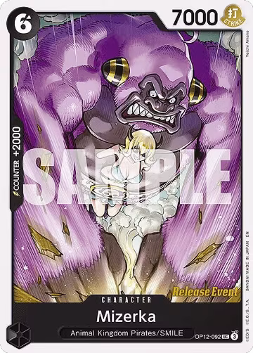 Mizerka (OP12-092), Legacy of the Master Release Event Cards — One Piece card price