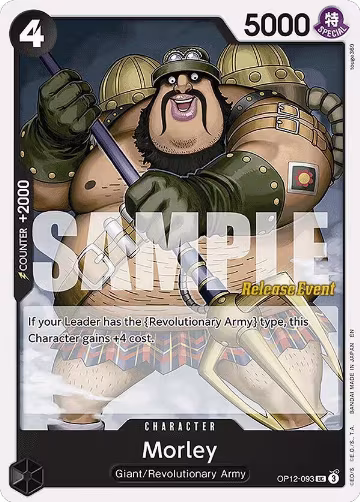 Morley (OP12-093), Legacy of the Master Release Event Cards — One Piece card price