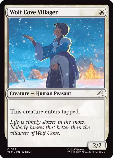 Wolf Cove Villager (0221) (221), Avatar: The Last Airbender: Eternal-Legal — Magic card price