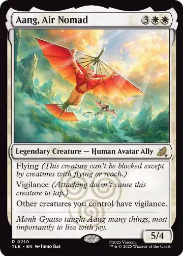 Aang, Air Nomad (0210) (210), Avatar: The Last Airbender: Eternal-Legal — Magic card price