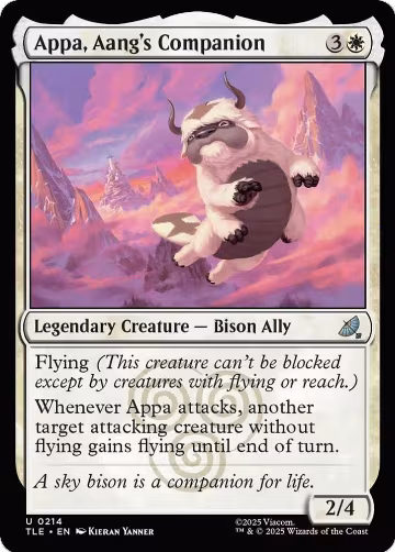 Appa, Aang's Companion (0214) (214), Avatar: The Last Airbender: Eternal-Legal — Magic card price
