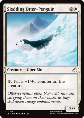 Sledding Otter-Penguin (0218) (218), Avatar: The Last Airbender: Eternal-Legal — Magic card price